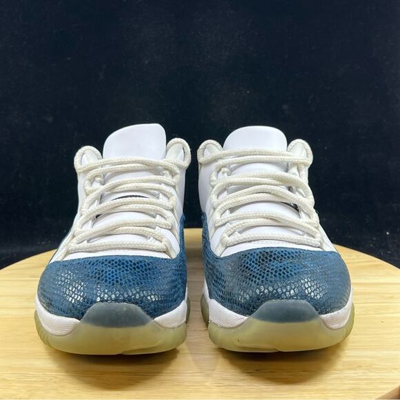 Jordan 11 Retro Low Snake Navy Snakeskin 2019 Men’s Size 10 CD6846-102 - Picture 9 of 11